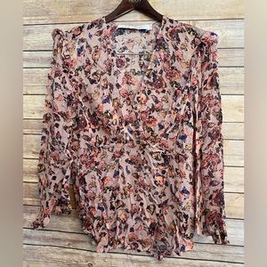 IRO floral blouse size 36 100% viscose